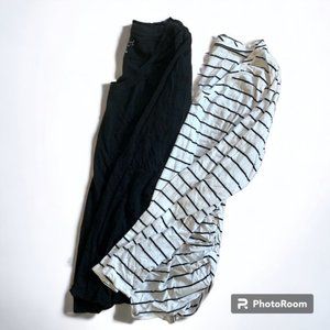 Bundle of 2 Long Sleeved Maternity T-shirts Size S